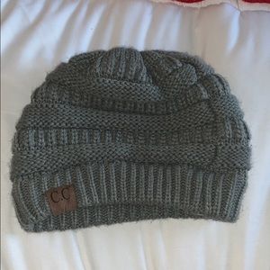 Gray CC Beanie